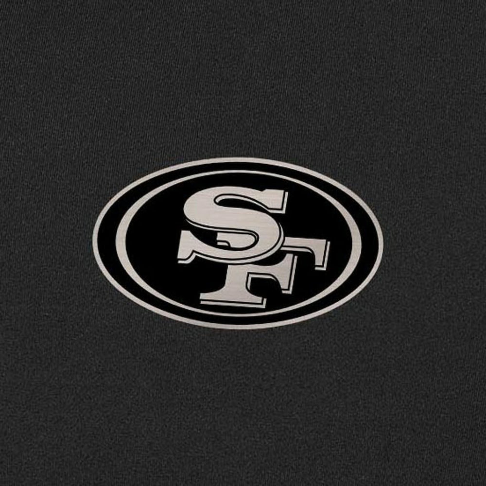 San Francisco 49ers Antigua Content Quarter-Zip Pullover Top - Black discount
