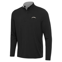Los Angeles Chargers Antigua Content Quarter-Zip Pullover Top - Black discount