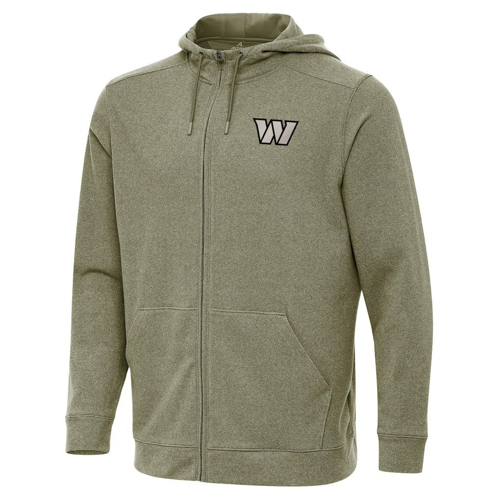 Washington Commanders Antigua Effortless Full-Zip Hoodie Jacket - Olive online