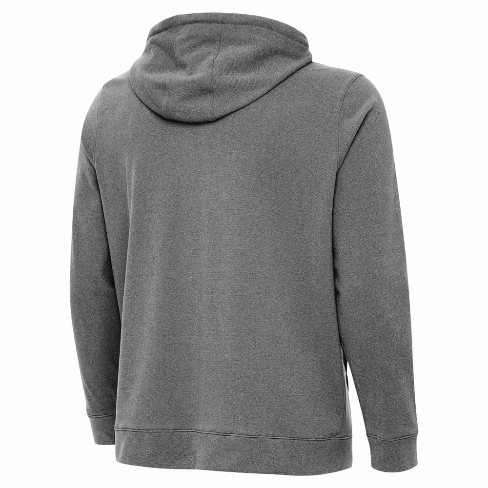 Detroit Lions Antigua Effortless Full-Zip Hoodie Jacket - Heather Black outlet