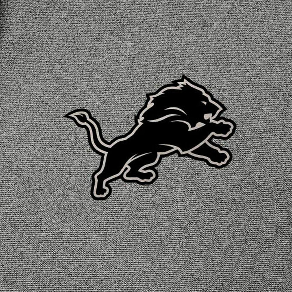 Detroit Lions Antigua Effortless Full-Zip Hoodie Jacket - Heather Black outlet
