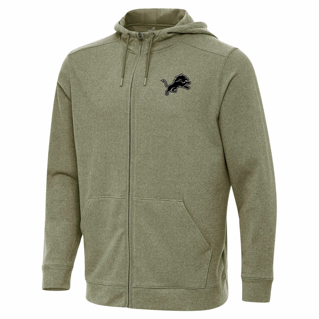 Detroit Lions Antigua Effortless Full-Zip Hoodie Jacket - Olive cheap