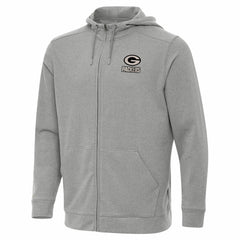 Green Bay Packers Antigua Effortless Full-Zip Hoodie Jacket - Heather Gray online
