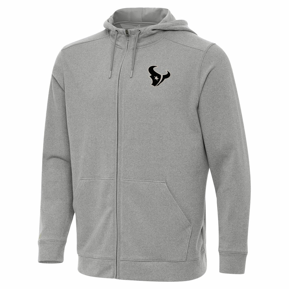 Houston Texans Antigua Effortless Full-Zip Hoodie Jacket - Heather Gray cheap