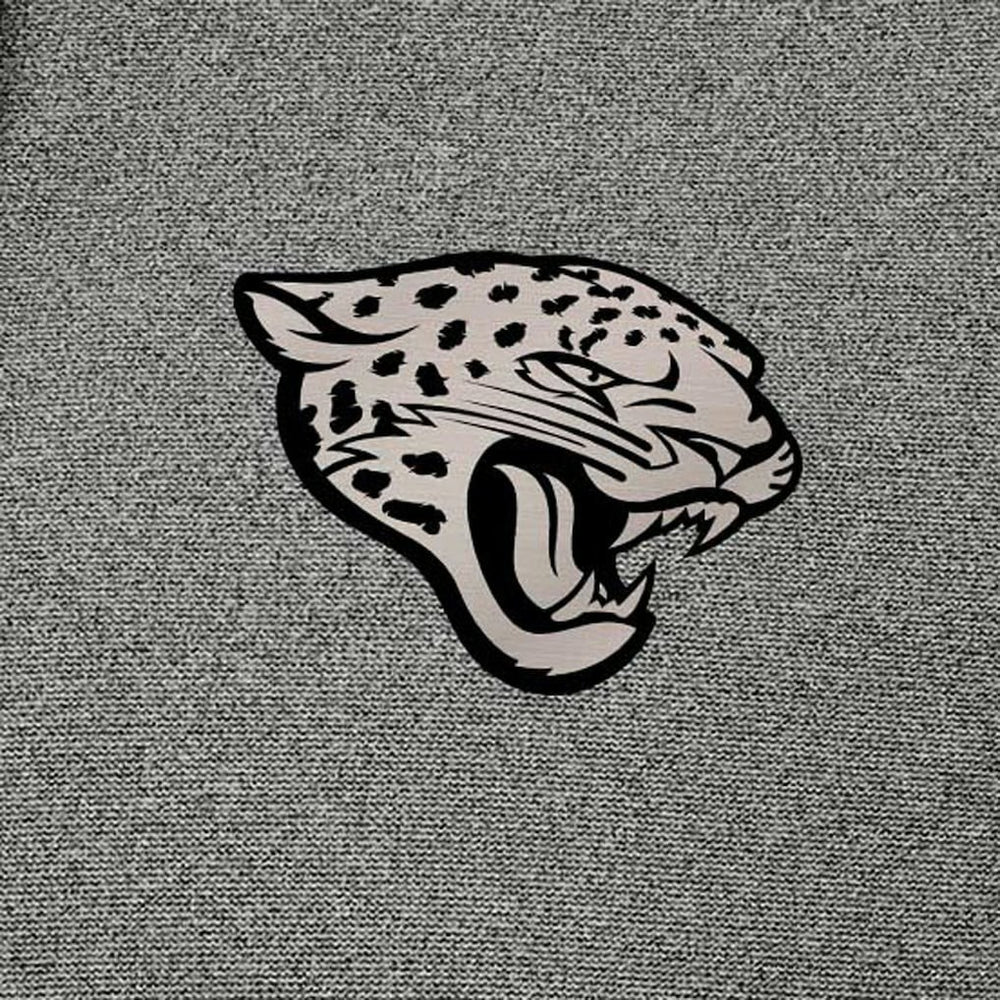 Jacksonville Jaguars Antigua Effortless Full-Zip Hoodie Jacket - Heather Black for sale
