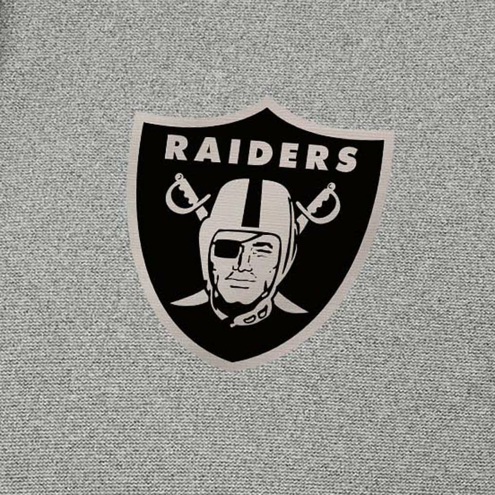 Las Vegas Raiders Antigua Effortless Full-Zip Hoodie Jacket - Heather Gray cheap
