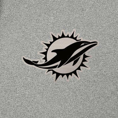 Miami Dolphins Antigua Effortless Full-Zip Hoodie Jacket - Heather Gray sale