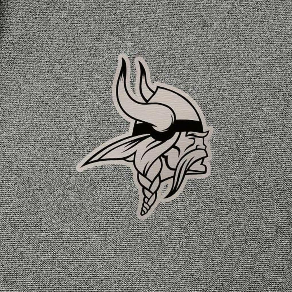 Minnesota Vikings Antigua Effortless Full-Zip Hoodie Jacket - Heather Black on sale