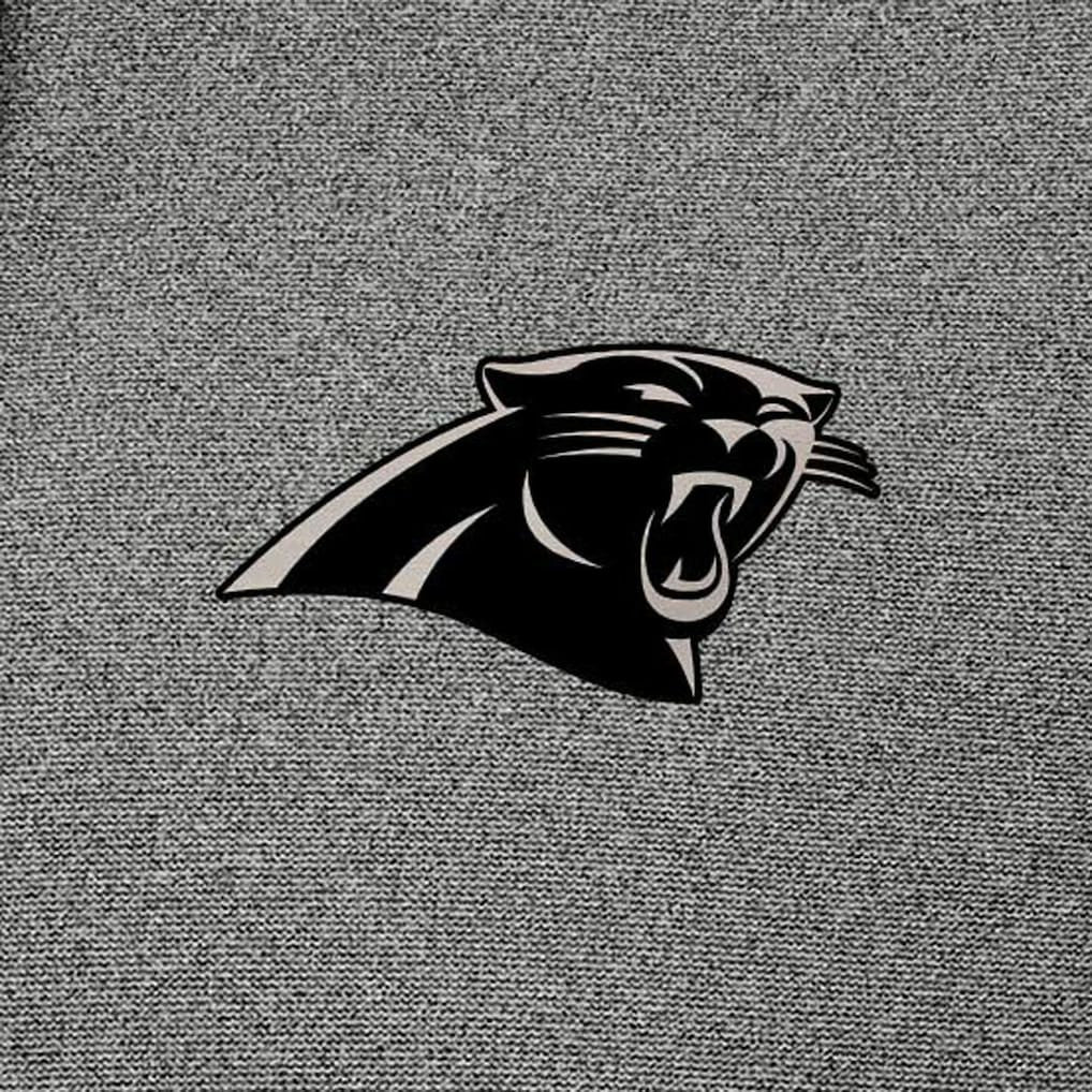 Carolina Panthers Antigua Effortless Full-Zip Hoodie Jacket - Heather Black sale