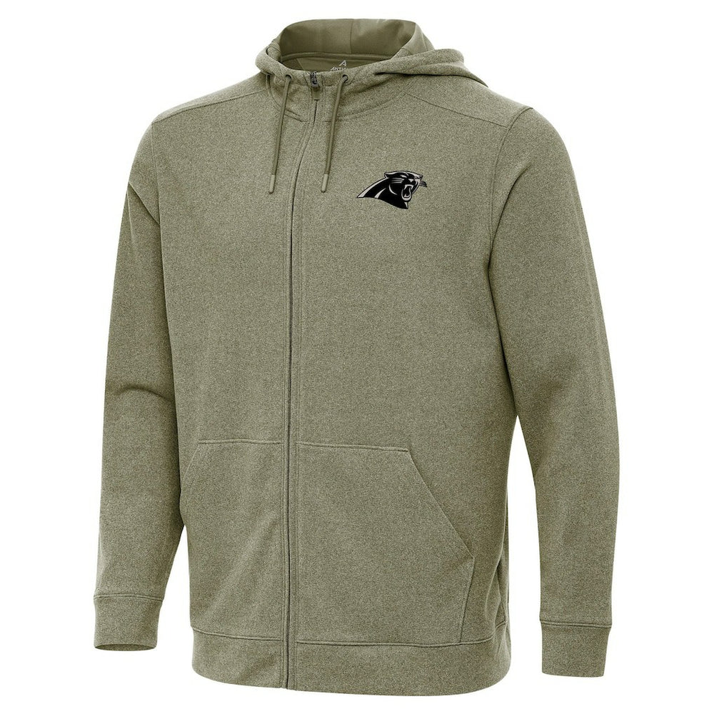 Carolina Panthers Antigua Effortless Full-Zip Hoodie Jacket - Olive discount