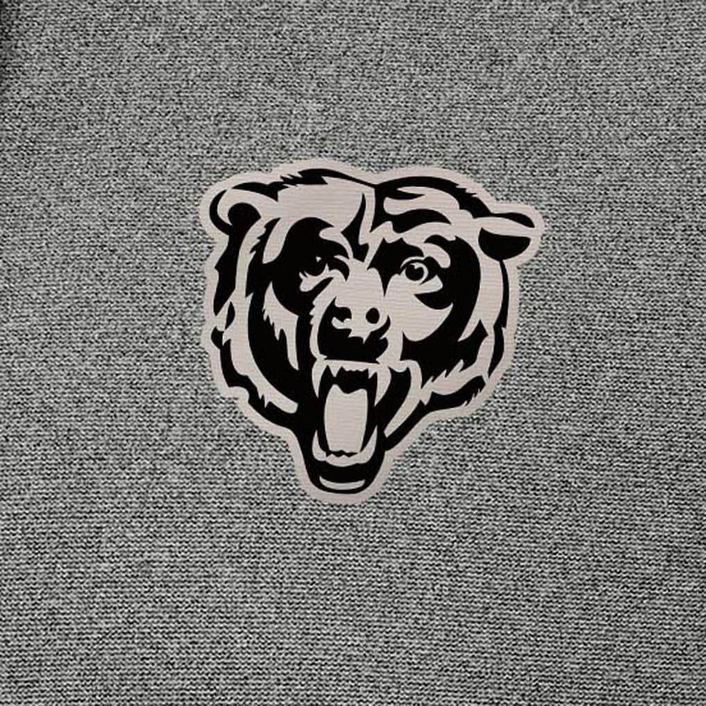 Chicago Bears Antigua Effortless Full-Zip Hoodie Jacket - Heather Black for sale