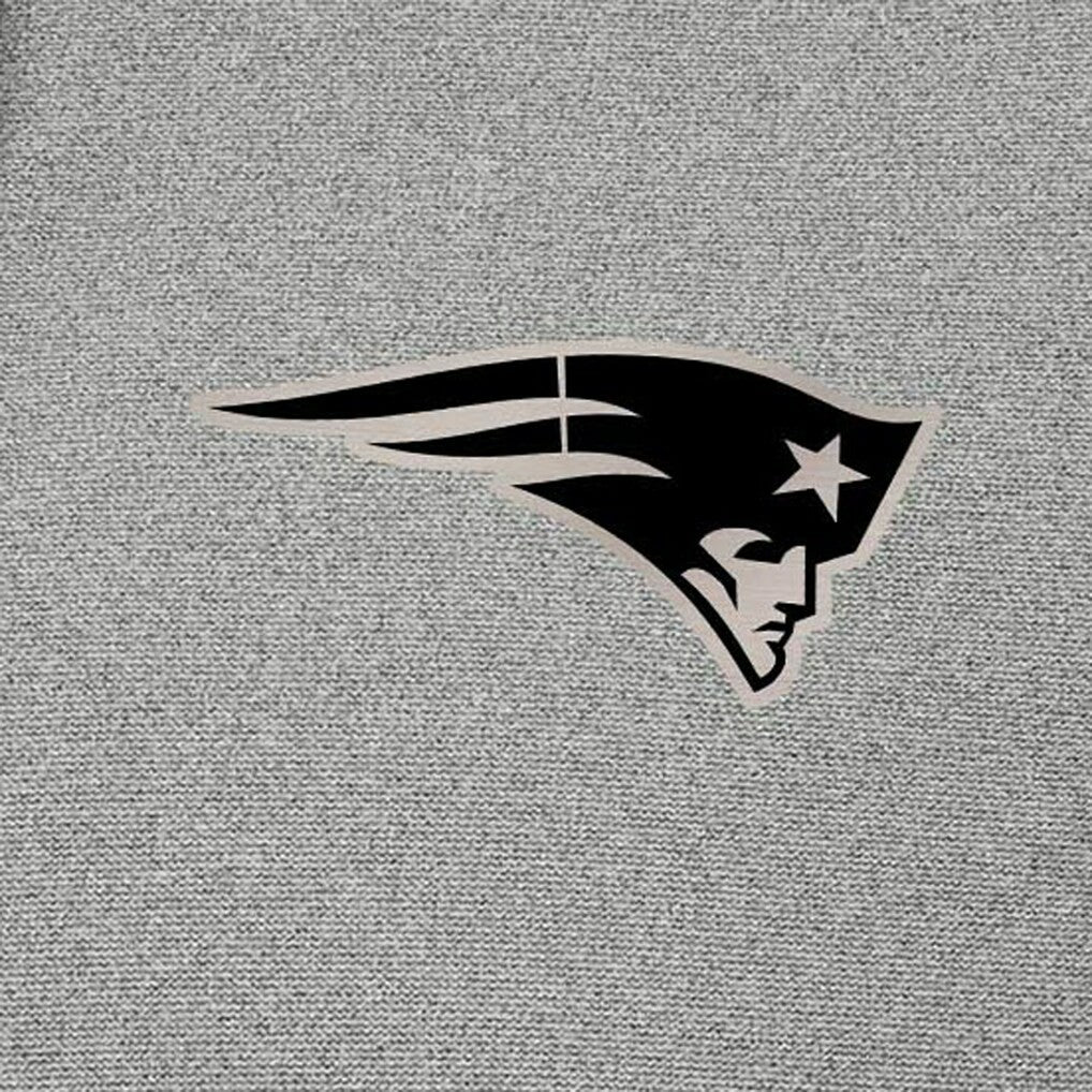 New England Patriots Antigua Effortless Full-Zip Hoodie Jacket - Heather Gray sale