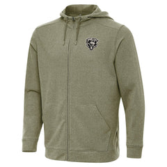Chicago Bears Antigua Effortless Full-Zip Hoodie Jacket - Olive discount