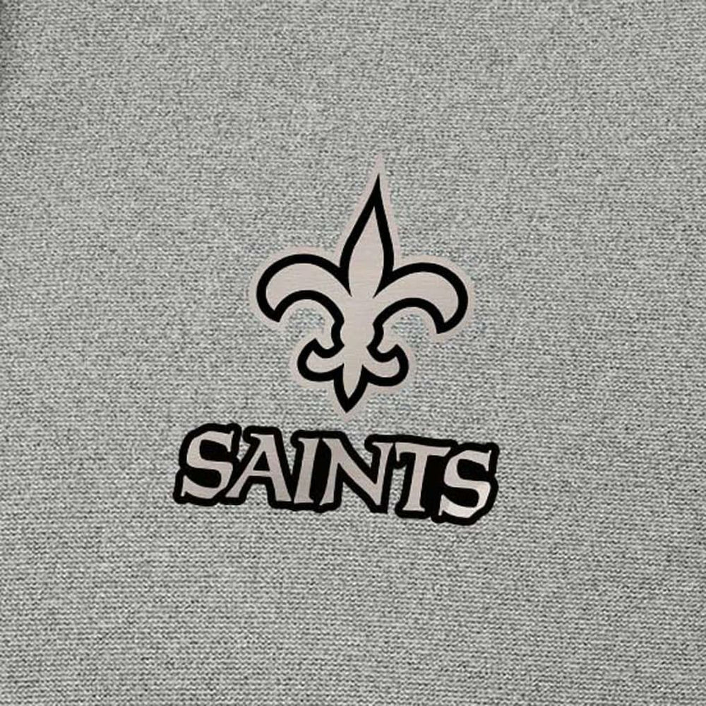 New Orleans Saints Antigua Effortless Full-Zip Hoodie Jacket - Heather Gray cheap