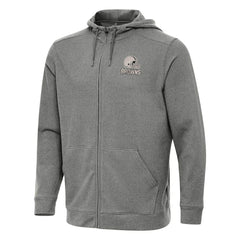 Cleveland Browns Antigua Effortless Full-Zip Hoodie Jacket - Heather Black sale