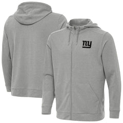 New York Giants Antigua Effortless Full-Zip Hoodie Jacket - Heather Gray cheap