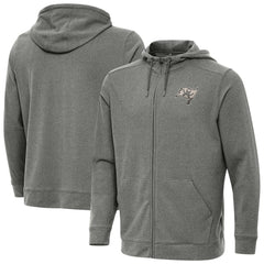 Tampa Bay Buccaneers Antigua Effortless Full-Zip Hoodie Jacket - Heather Black cheap