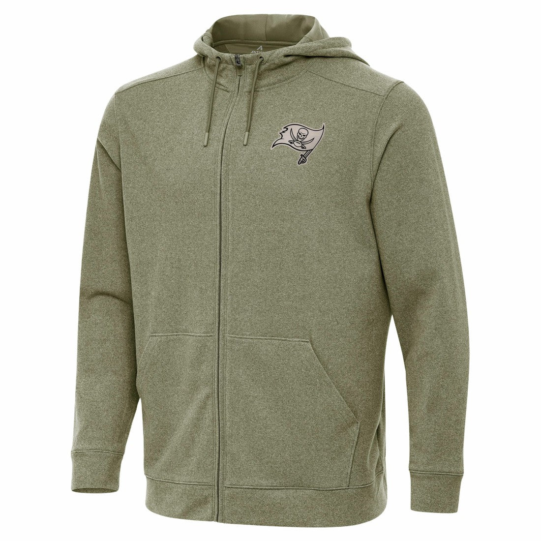 Tampa Bay Buccaneers Antigua Effortless Full-Zip Hoodie Jacket - Olive outlet