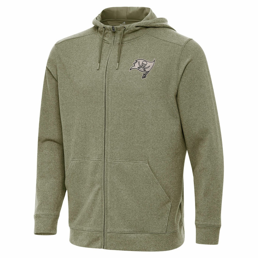 Tampa Bay Buccaneers Antigua Effortless Full-Zip Hoodie Jacket - Olive outlet