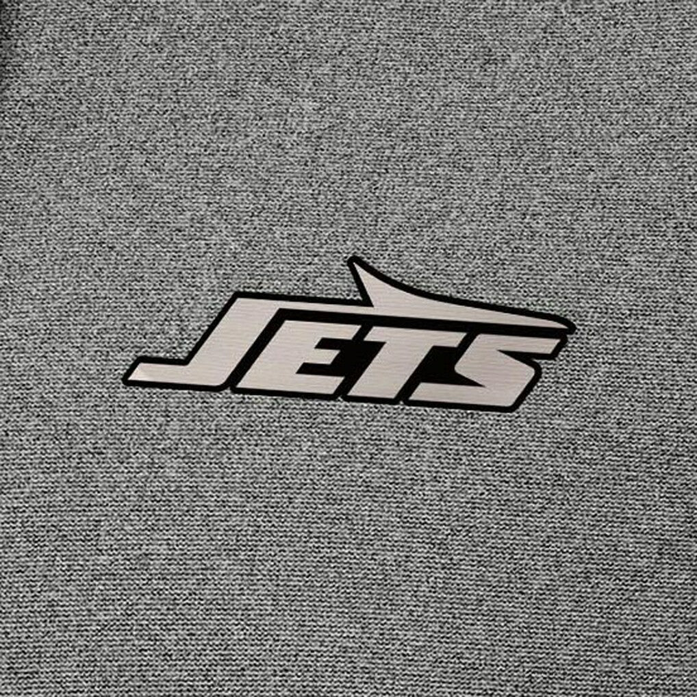 New York Jets Antigua Effortless Full-Zip Hoodie Jacket - Heather Black outlet