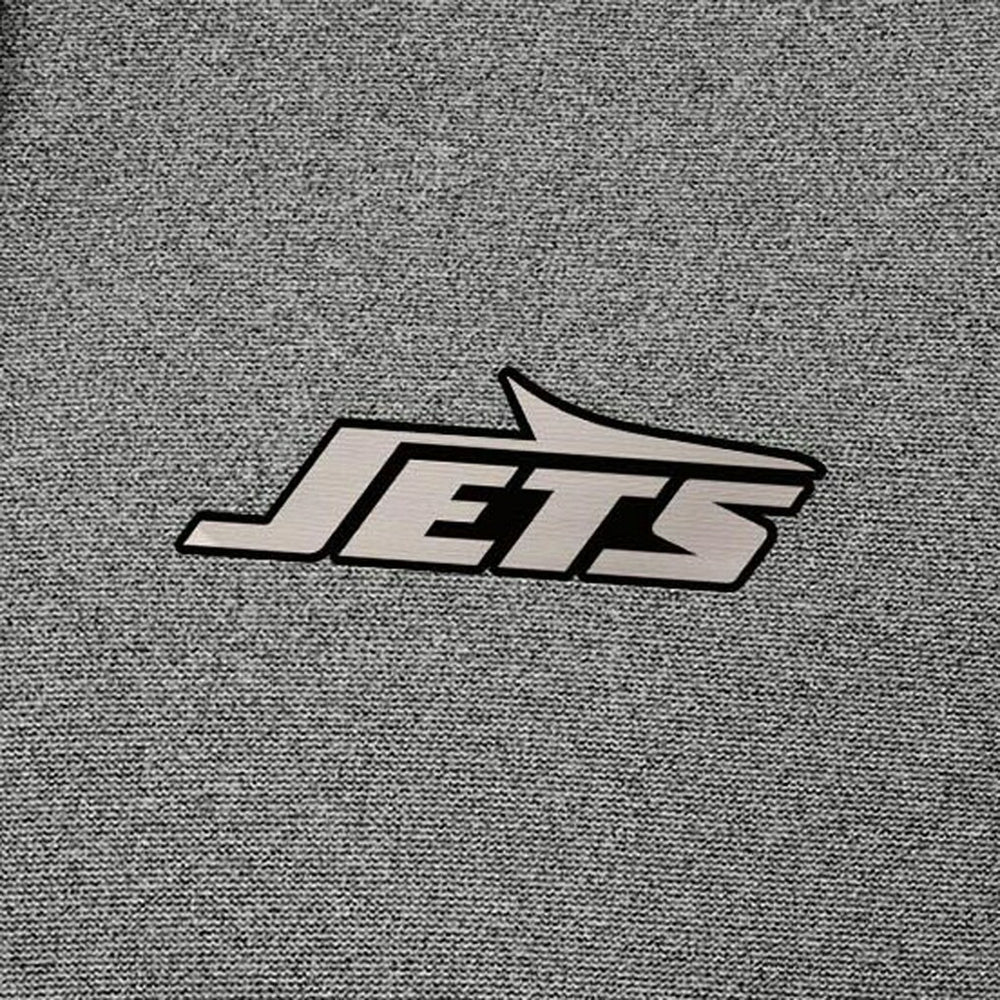New York Jets Antigua Effortless Full-Zip Hoodie Jacket - Heather Black outlet