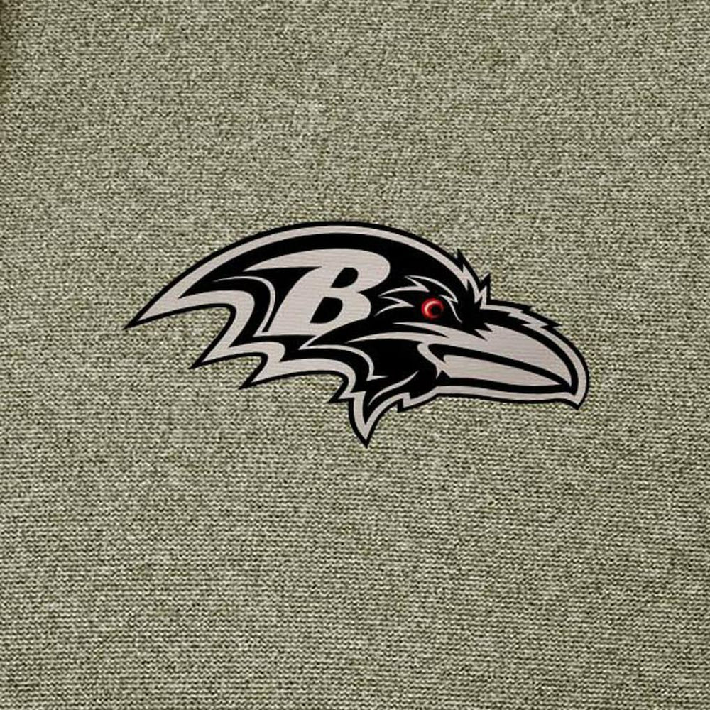 Baltimore Ravens Antigua Effortless Full-Zip Hoodie Jacket - Olive on sale