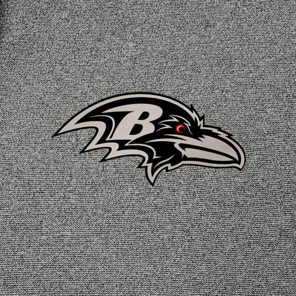 Baltimore Ravens Antigua Effortless Full-Zip Hoodie Jacket - Heather Black discount
