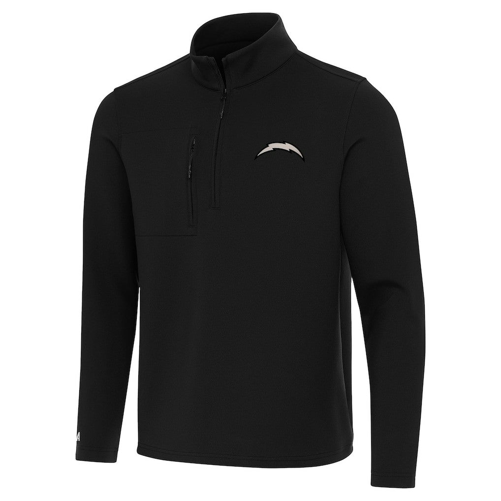 Los Angeles Chargers Antigua Insider Quarter-Zip Jacket - Black online