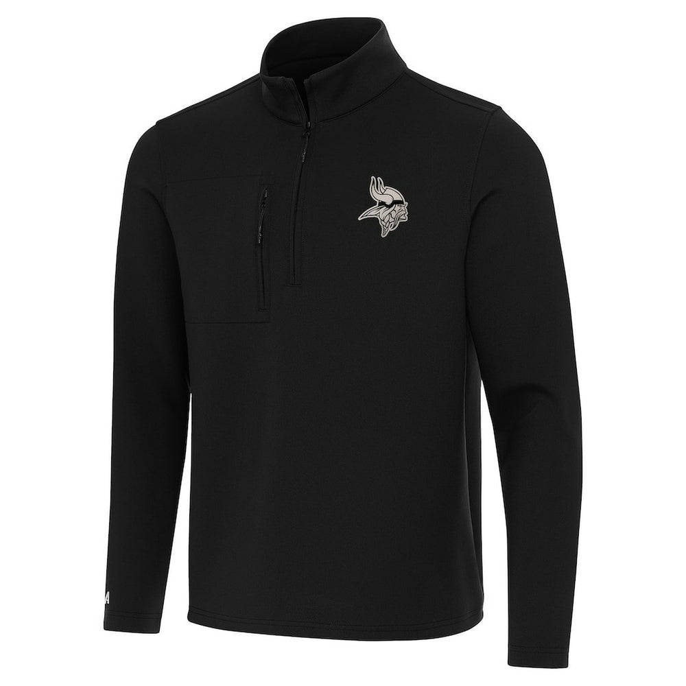 Minnesota Vikings Antigua Insider Quarter-Zip Jacket - Black outlet