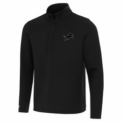 Detroit Lions Antigua Insider Quarter-Zip Jacket - Black for sale