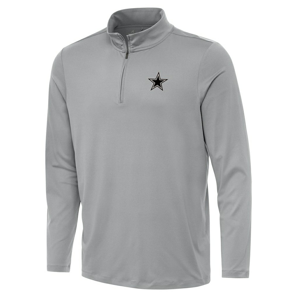 Dallas Cowboys Antigua Reprocess Quarter-Zip Top - Gray outlet