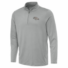 Denver Broncos Antigua Reprocess Quarter-Zip Top - Gray outlet