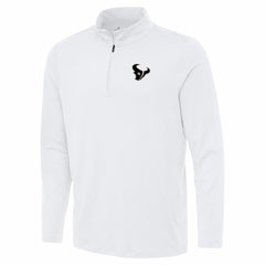 Houston Texans Antigua Reprocess Quarter-Zip Top - White sale