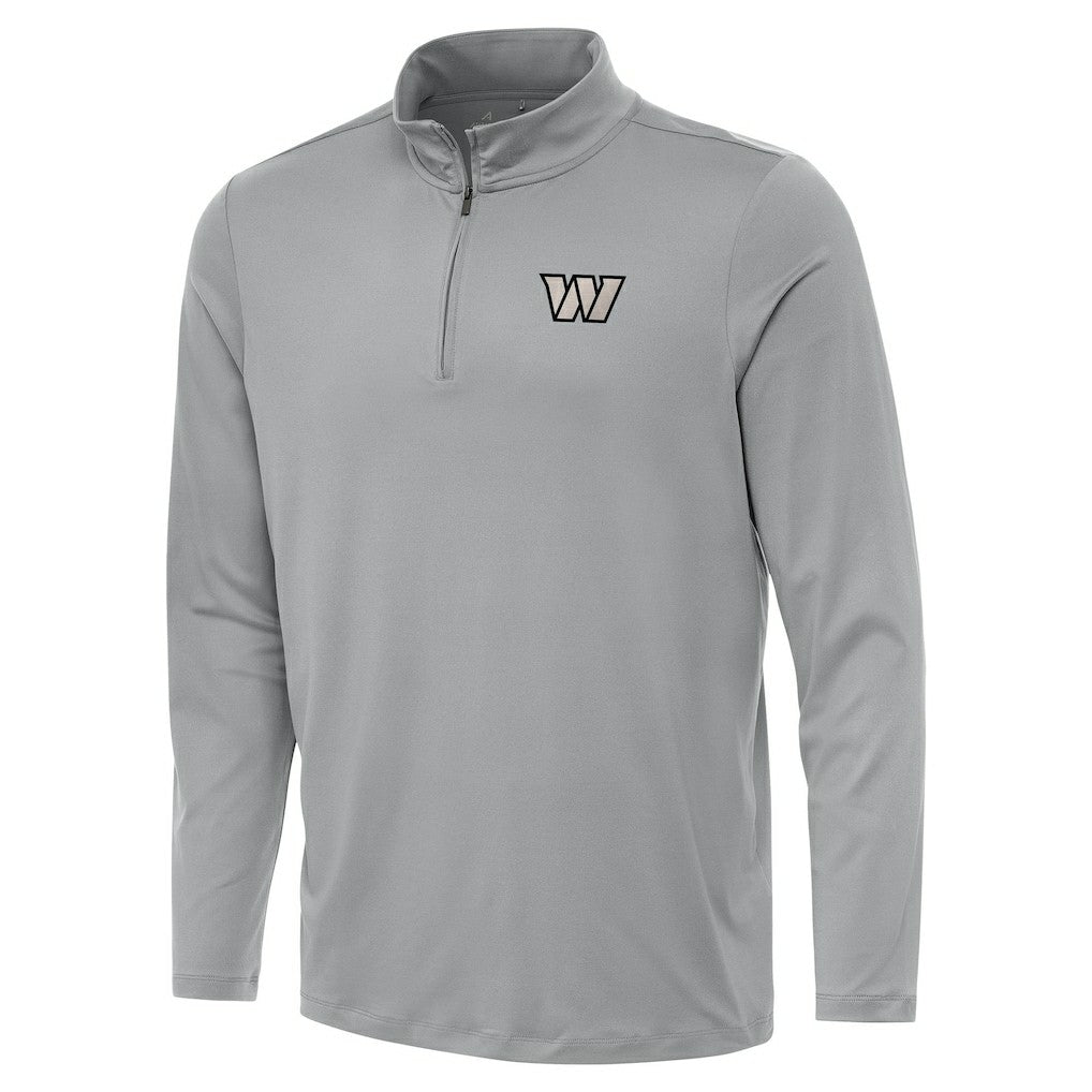 Washington Commanders Antigua Reprocess Quarter-Zip Top - Gray discount