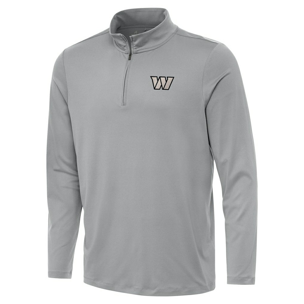 Washington Commanders Antigua Reprocess Quarter-Zip Top - Gray discount