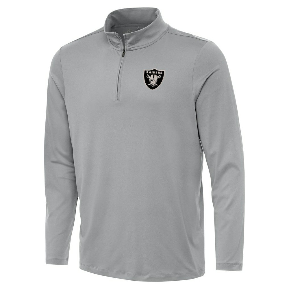 Las Vegas Raiders Antigua Reprocess Quarter-Zip Top - Gray online