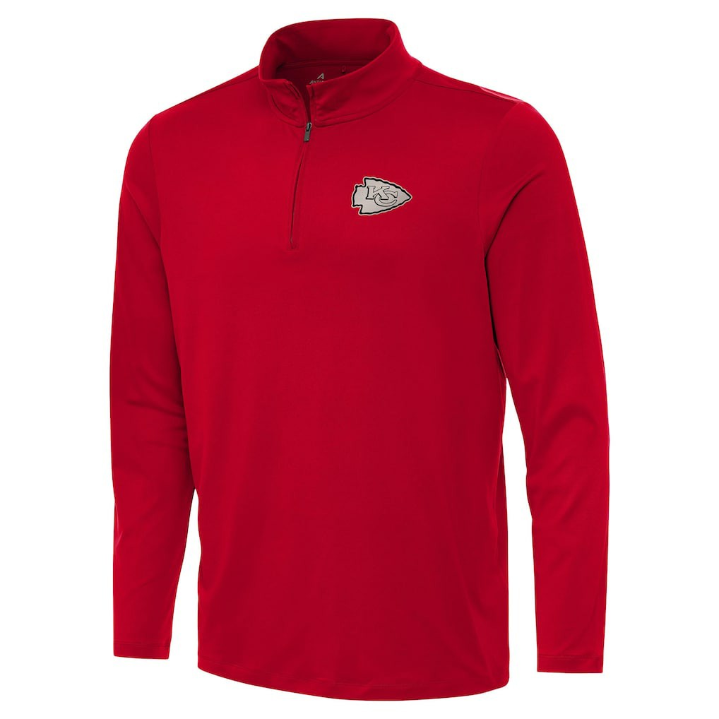 Kansas City Chiefs Antigua Reprocess Quarter-Zip Top - Red online