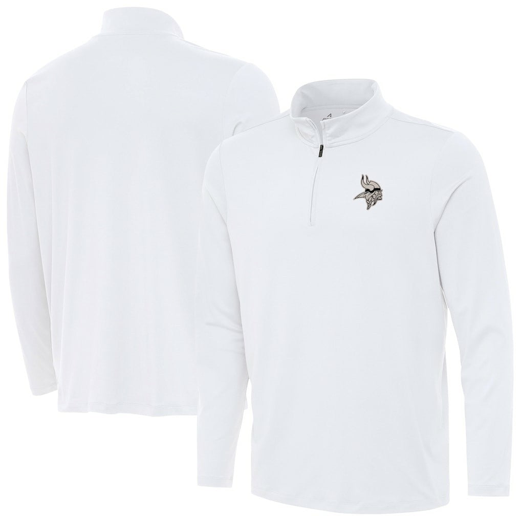 Minnesota Vikings Antigua Reprocess Quarter-Zip Top - White discount