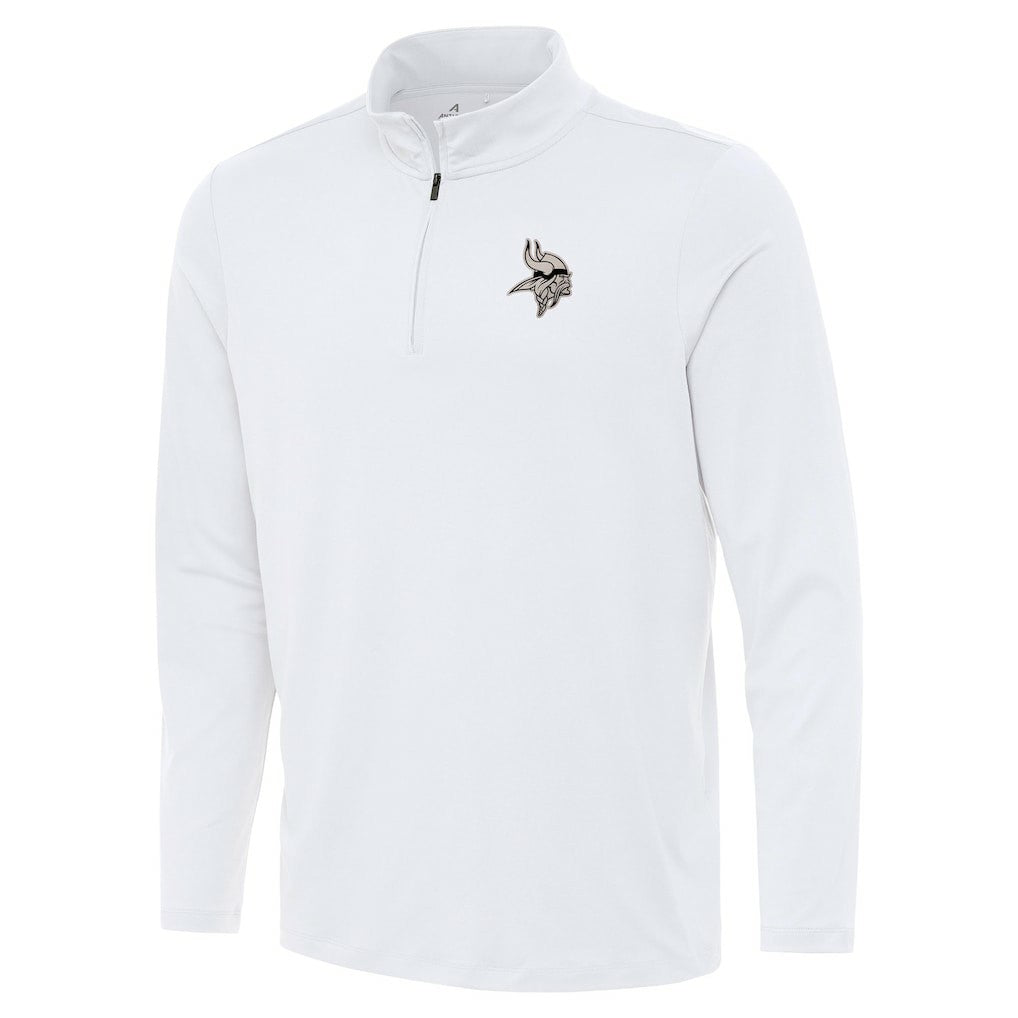 Minnesota Vikings Antigua Reprocess Quarter-Zip Top - White discount