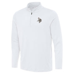 Minnesota Vikings Antigua Reprocess Quarter-Zip Top - White discount