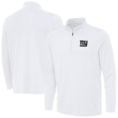 New York Giants Antigua Reprocess Quarter-Zip Top - White online