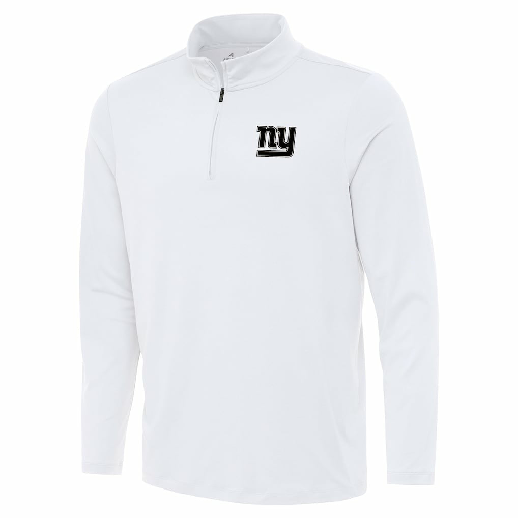 New York Giants Antigua Reprocess Quarter-Zip Top - White online