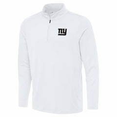 New York Giants Antigua Reprocess Quarter-Zip Top - White online