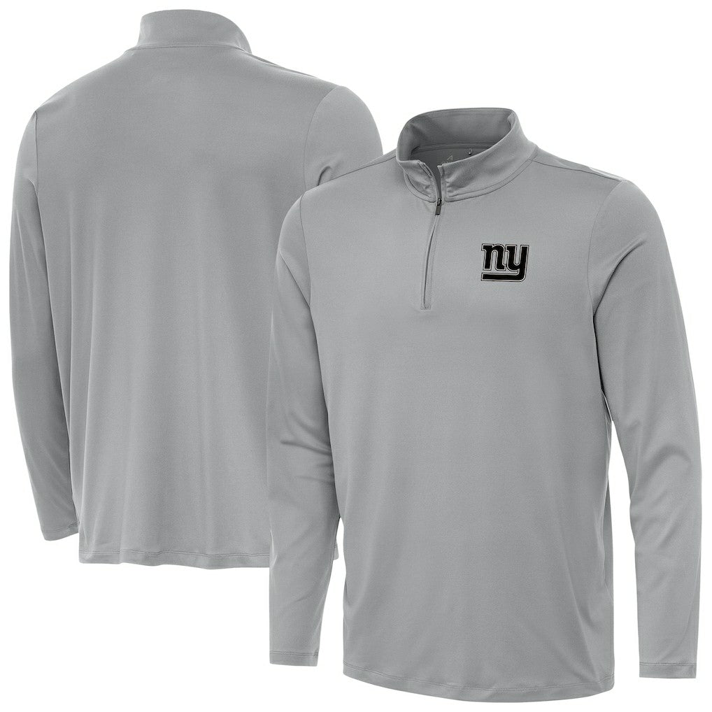 New York Giants Antigua Reprocess Quarter-Zip Top - Gray on sale
