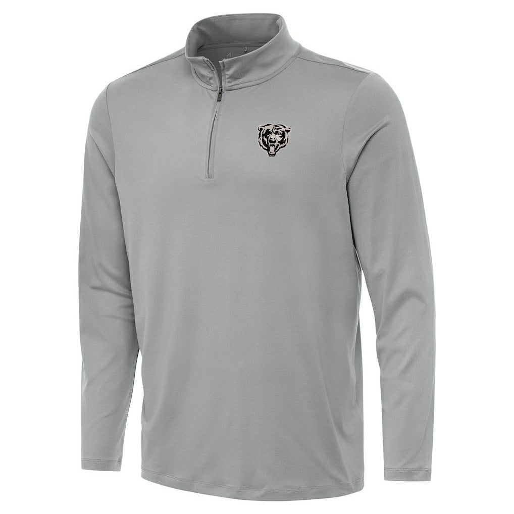 Chicago Bears Antigua Reprocess Quarter-Zip Top - Gray online
