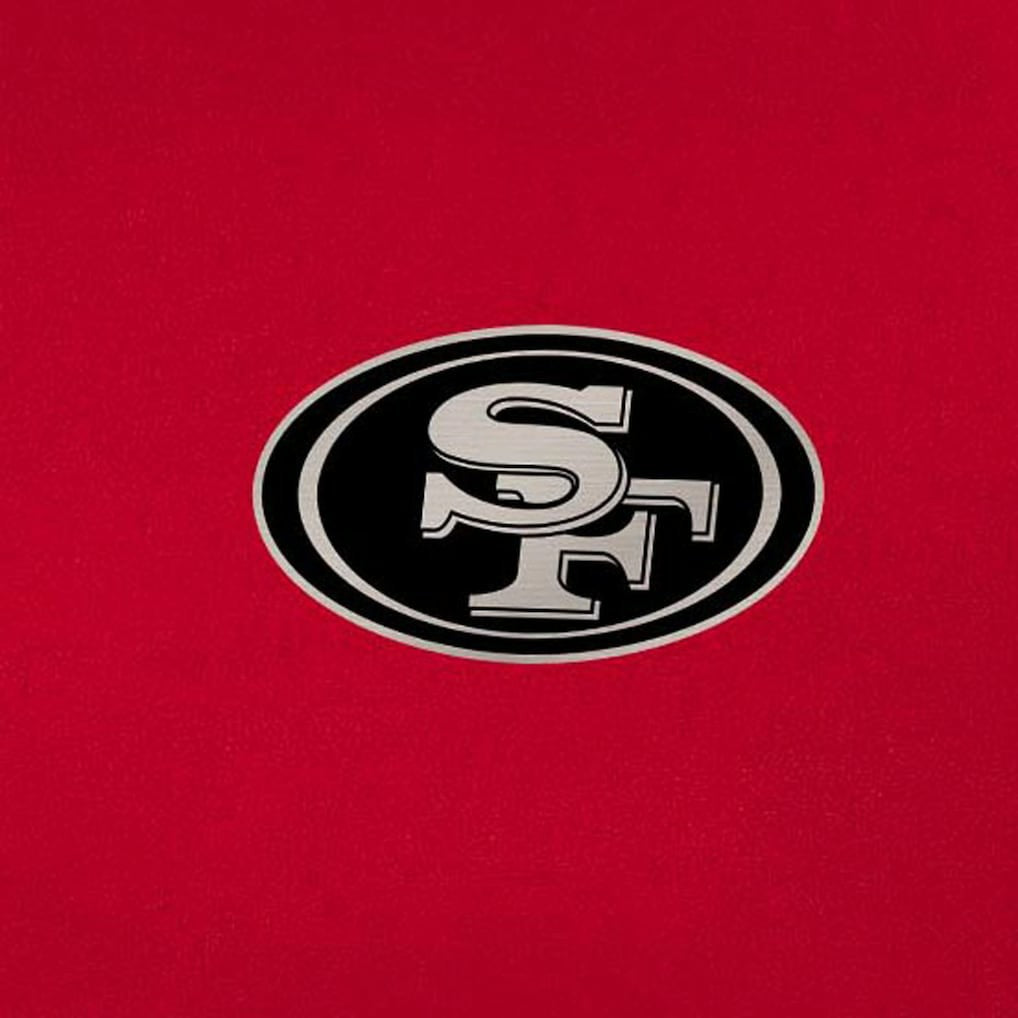 San Francisco 49ers Antigua Reprocess Quarter-Zip Top - Scarlet on sale
