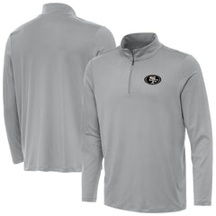 San Francisco 49ers Antigua Reprocess Quarter-Zip Top - Gray cheap