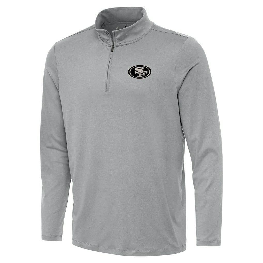 San Francisco 49ers Antigua Reprocess Quarter-Zip Top - Gray cheap