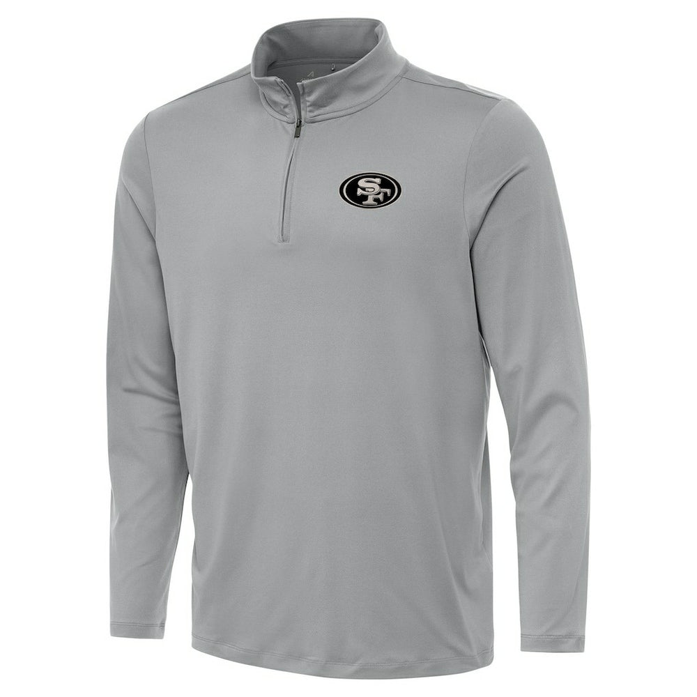San Francisco 49ers Antigua Reprocess Quarter-Zip Top - Gray cheap