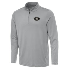 San Francisco 49ers Antigua Reprocess Quarter-Zip Top - Gray cheap
